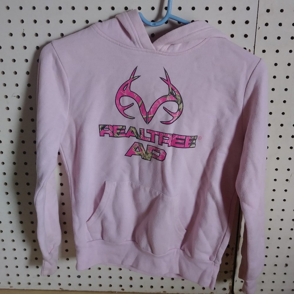 BUNDLE 🔆4 for $20🔆 Pink Realtree Hoodie Size 10